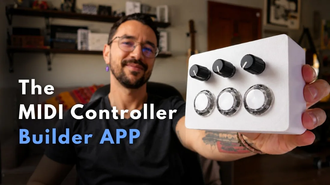 Controlador MIDI personalizado criado para Filipe Ret